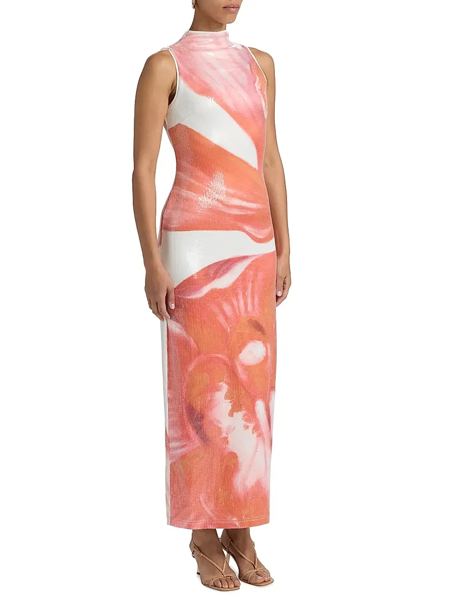Significant Other Women's Lucinda Floral-Sequined Maxi Dress | Thumbnail 4