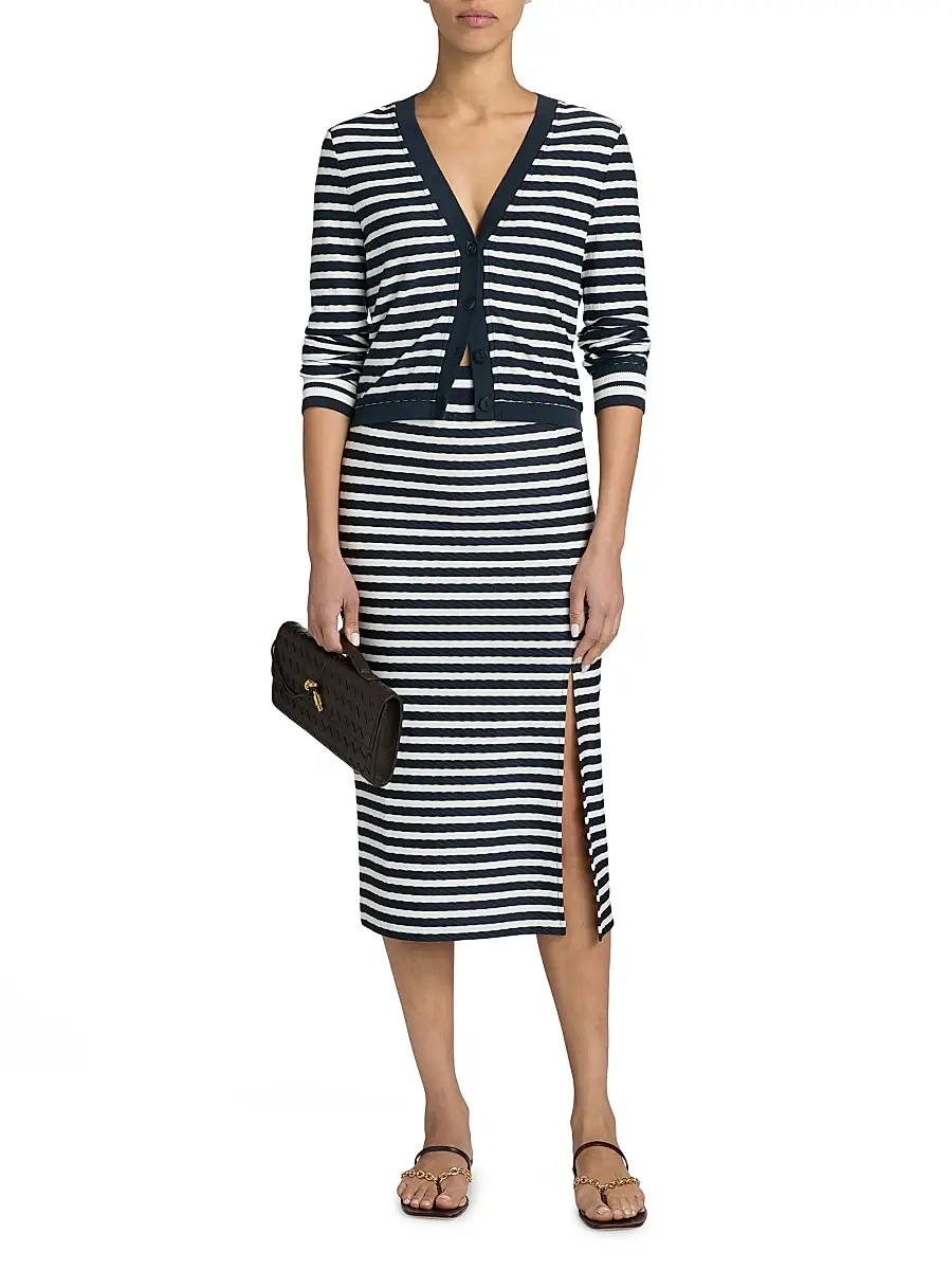 Ramy Brook Women's Raven Striped Cardigan | Thumbnail 2 Ramy Brook Women's Raven Striped Cardigan | Thumbnail 2