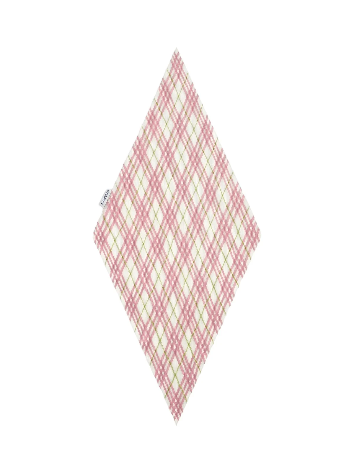 Burberry Women's Sheer Plissé Checked Losange Scarf
