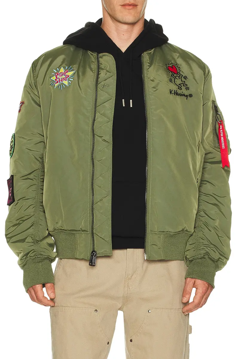 ALPHA INDUSTRIES x Keith Haring MA-1 Reversible Jacket | Thumbnail 3 ALPHA INDUSTRIES x Keith Haring MA-1 Reversible Jacket | Thumbnail 3