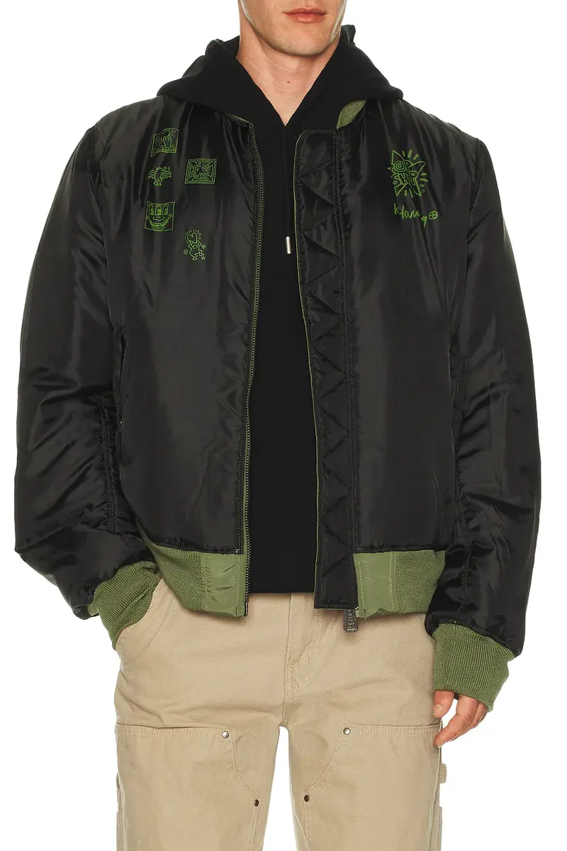ALPHA INDUSTRIES x Keith Haring MA-1 Reversible Jacket | Thumbnail 4 ALPHA INDUSTRIES x Keith Haring MA-1 Reversible Jacket | Thumbnail 4