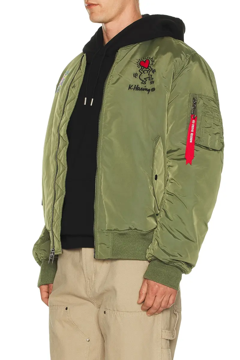 ALPHA INDUSTRIES x Keith Haring MA-1 Reversible Jacket | Thumbnail 6 ALPHA INDUSTRIES x Keith Haring MA-1 Reversible Jacket | Thumbnail 6