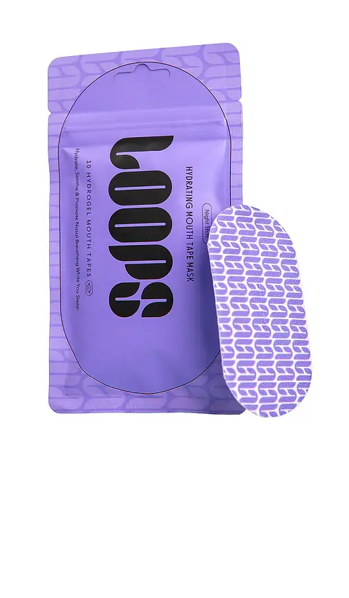 LOOPS Night Shift Hydrating Mouth Tape Mask 10 Pack | Image 1 LOOPS Night Shift Hydrating Mouth Tape Mask 10 Pack | Image 1