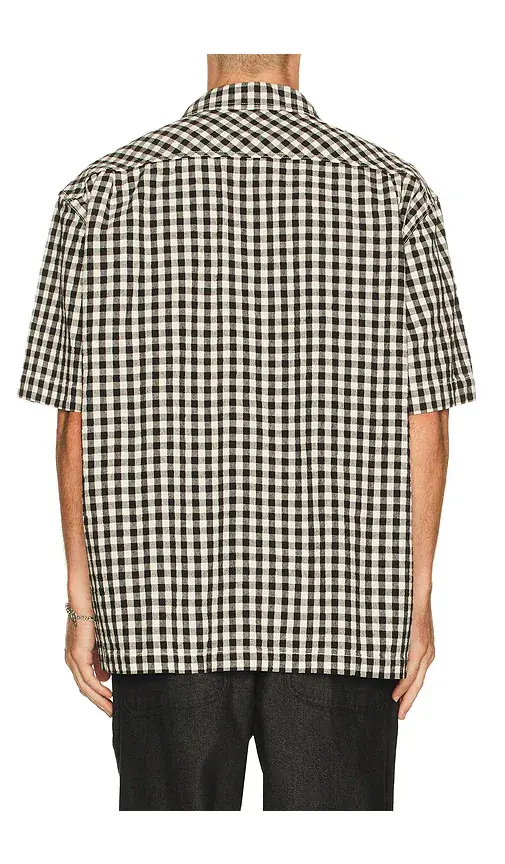 KAPPY DESIGN Gingham Check Linen Shirt | Thumbnail 2 KAPPY DESIGN Gingham Check Linen Shirt | Thumbnail 2