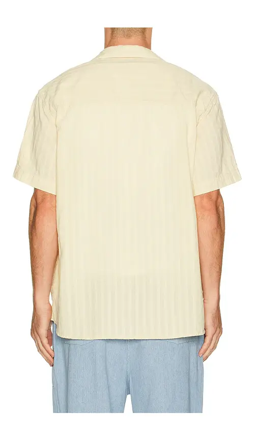 KAPPY DESIGN Jacquard Open Collar Shirt | Thumbnail 2 KAPPY DESIGN Jacquard Open Collar Shirt | Thumbnail 2