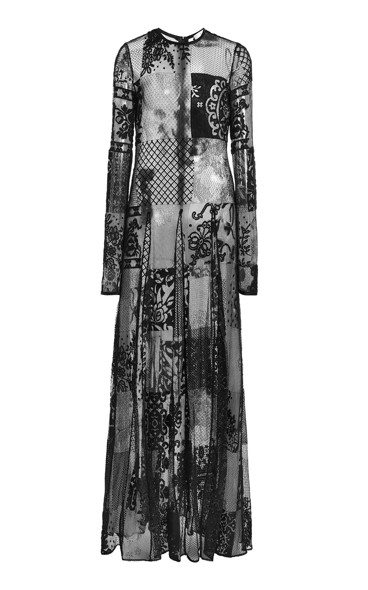 Mel Usine Rachelle Patchwork Lace Maxi Dress