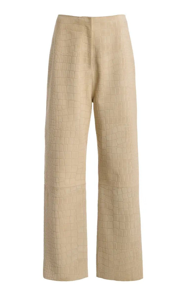 Tove Tieve Croc-Effect Suede Trousers | Thumbnail 8 Tove Tieve Croc-Effect Suede Trousers | Thumbnail 8