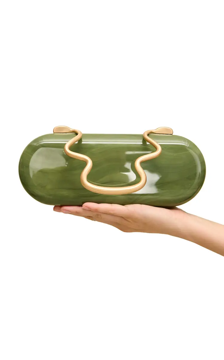 Cult Gaia Ilaria Acrylic Clutch