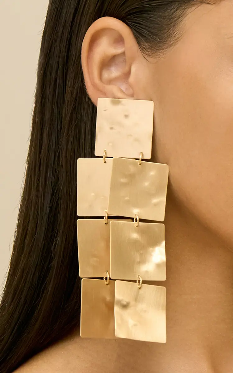 Cult Gaia Evelis Brass-Plated Metal Earrings