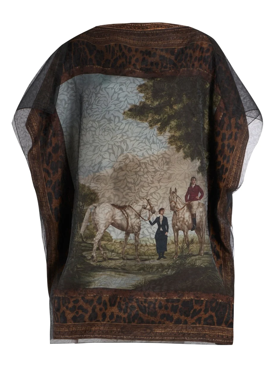 Ralph Lauren Orianne Printed Silk Twill Mini Dress