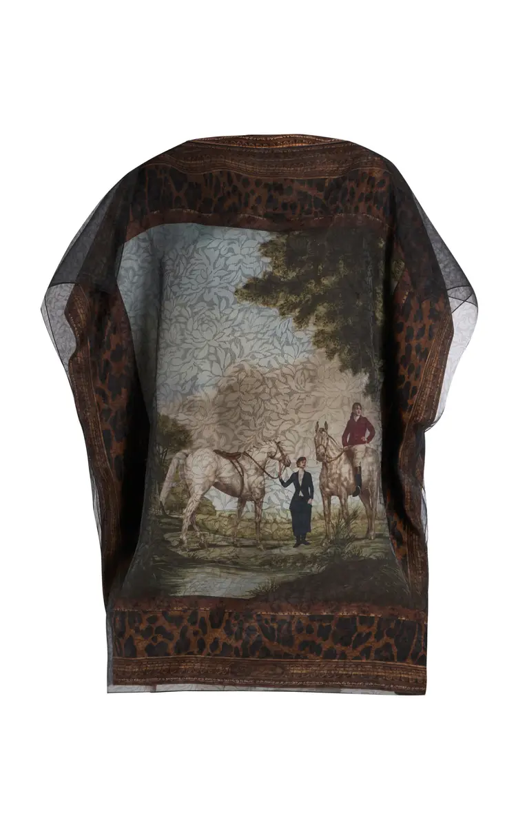Ralph Lauren Orianne Printed Silk Twill Mini Dress
