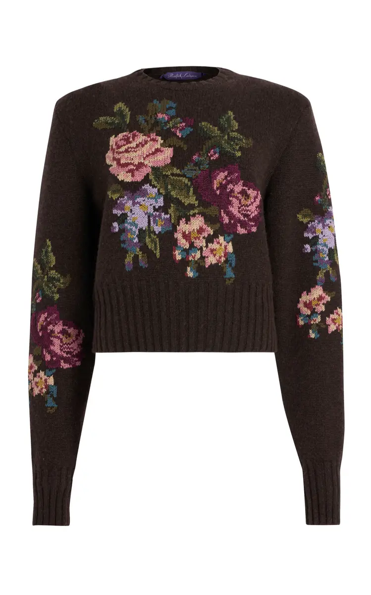 Ralph Lauren Embellished Knit Sweater