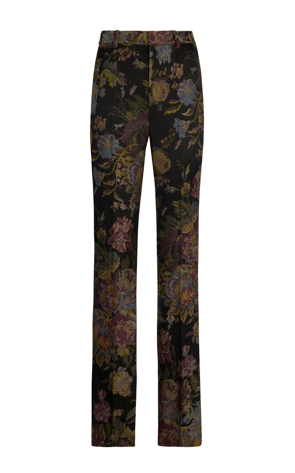 Ralph Lauren Wrigley II Floral Stretch-Silk Pants