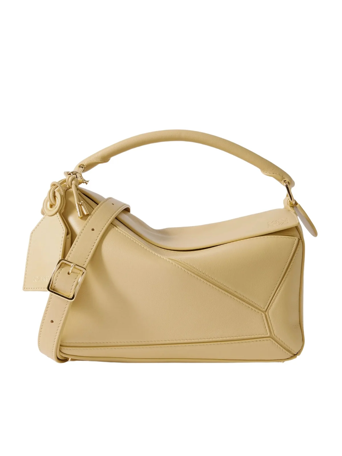 Featherlight Puzzle Small Textured-leather Top-handle Bag