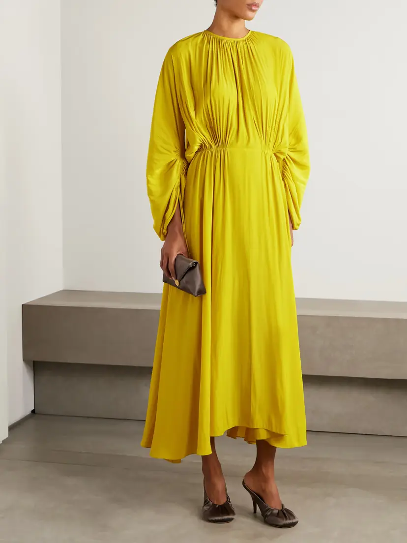 Lanvin Open-back Woven Maxi Dress | Thumbnail 2