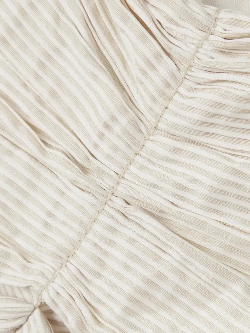 Lanvin Draped Satin-jacquard Midi Skirt | Thumbnail 5 Lanvin Draped Satin-jacquard Midi Skirt | Thumbnail 5