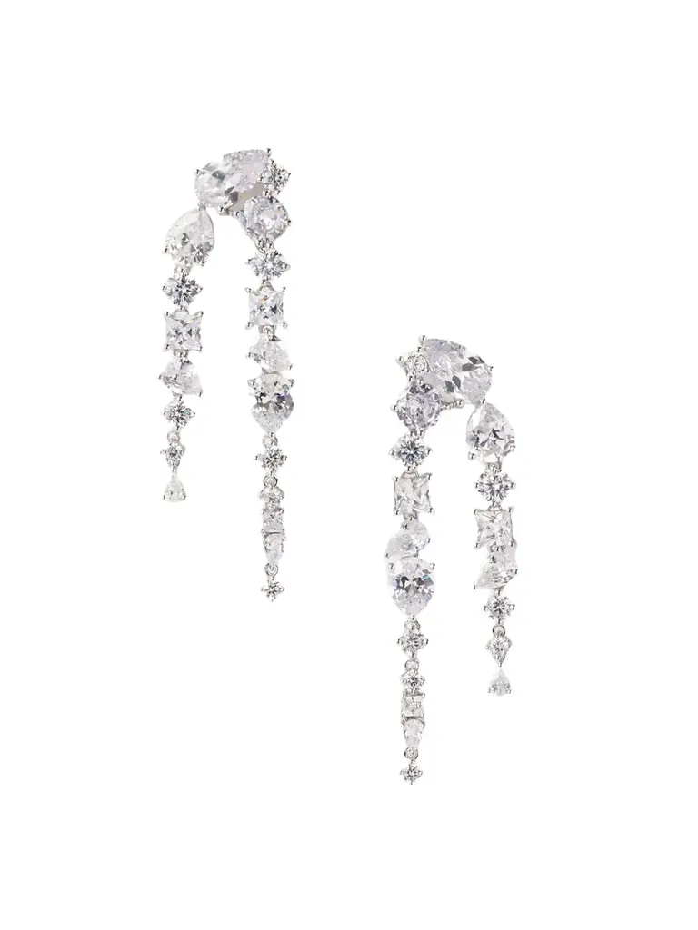 Completedworks Corus Recycled Silver Cubic Zirconia Earrings | Image 1 Completedworks Corus Recycled Silver Cubic Zirconia Earrings | Image 1