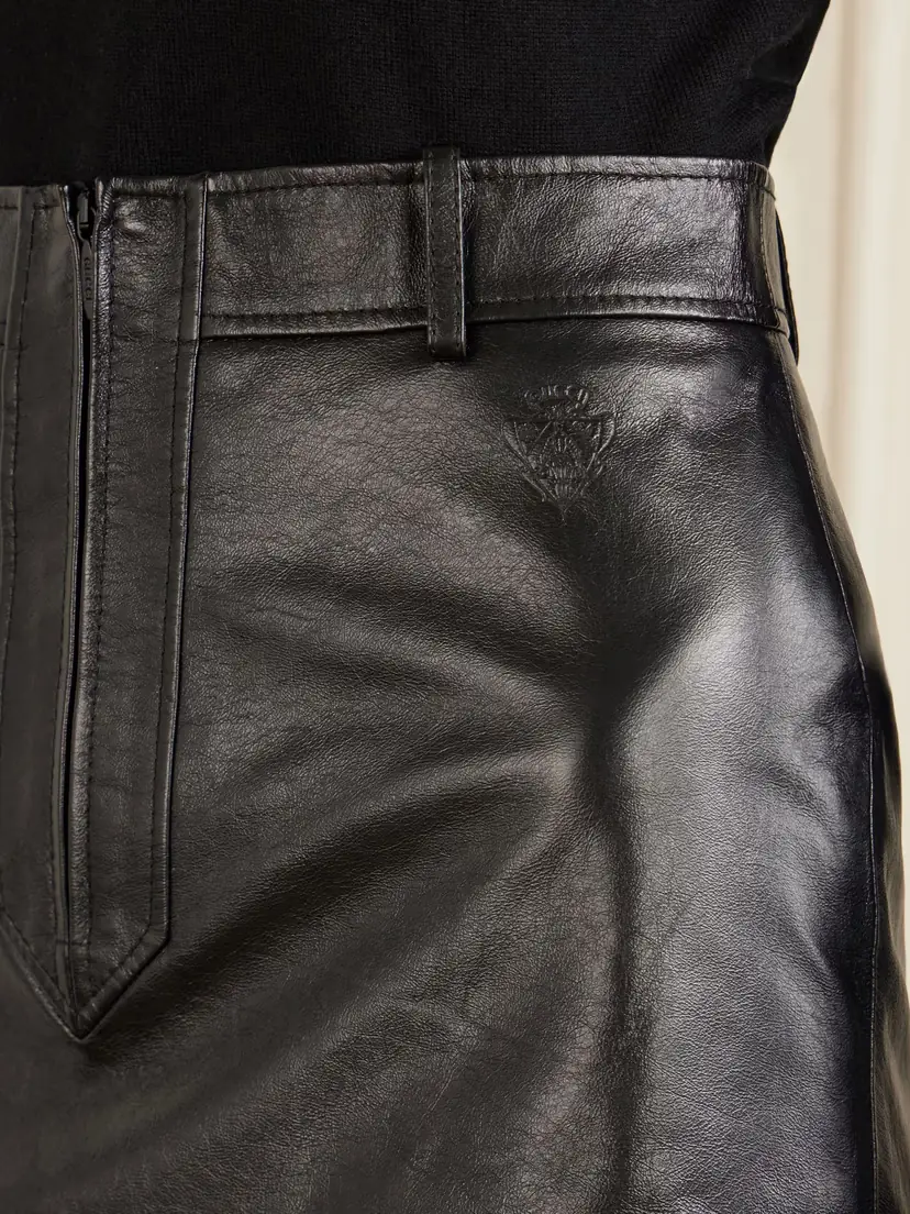 Gucci Leather Mini Skirt | Thumbnail 5