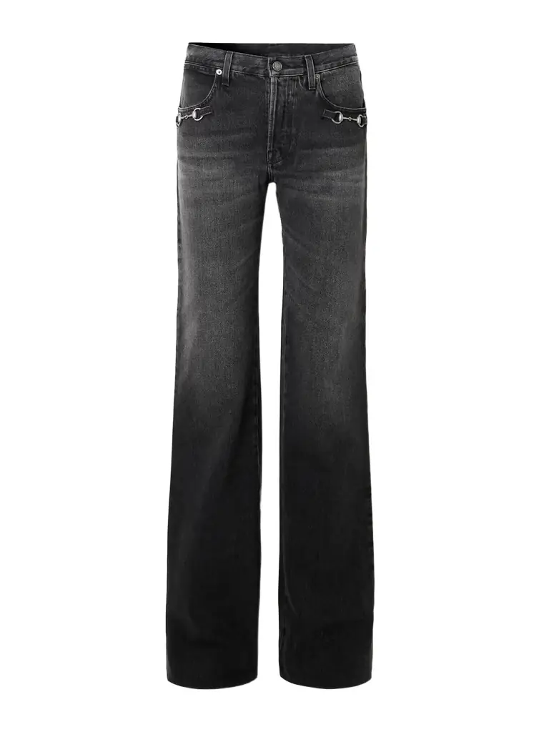 Gucci Horsebit-detailed Low-rise Bootcut Jeans | Image 1 Gucci Horsebit-detailed Low-rise Bootcut Jeans | Image 1