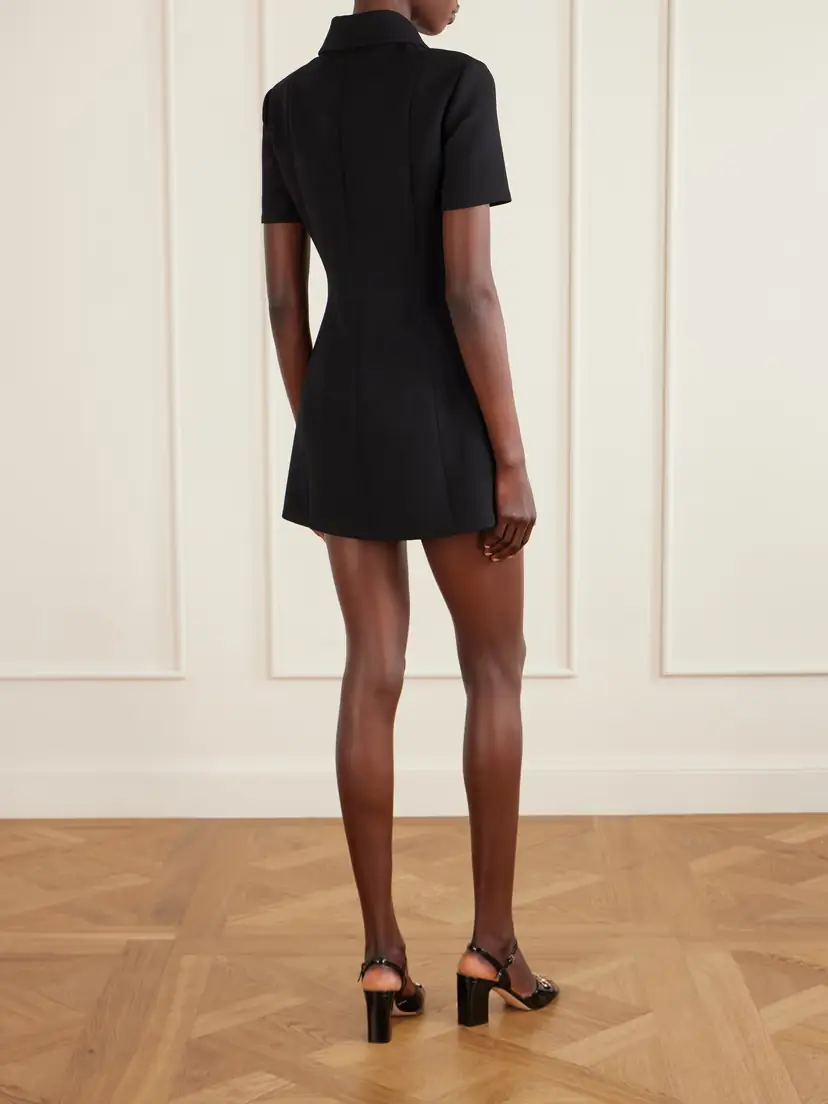 Gucci Wool-crepe Mini Dress | Thumbnail 3 Gucci Wool-crepe Mini Dress | Thumbnail 3