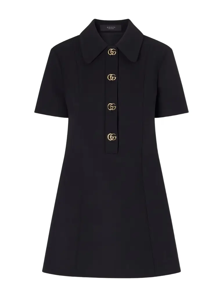 Gucci Wool-crepe Mini Dress | Image 1 Gucci Wool-crepe Mini Dress | Image 1