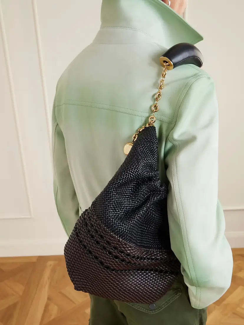 Loewe Squeeze Small Woven Two-tone Leather Tote | Thumbnail 2 Loewe Squeeze Small Woven Two-tone Leather Tote | Thumbnail 2