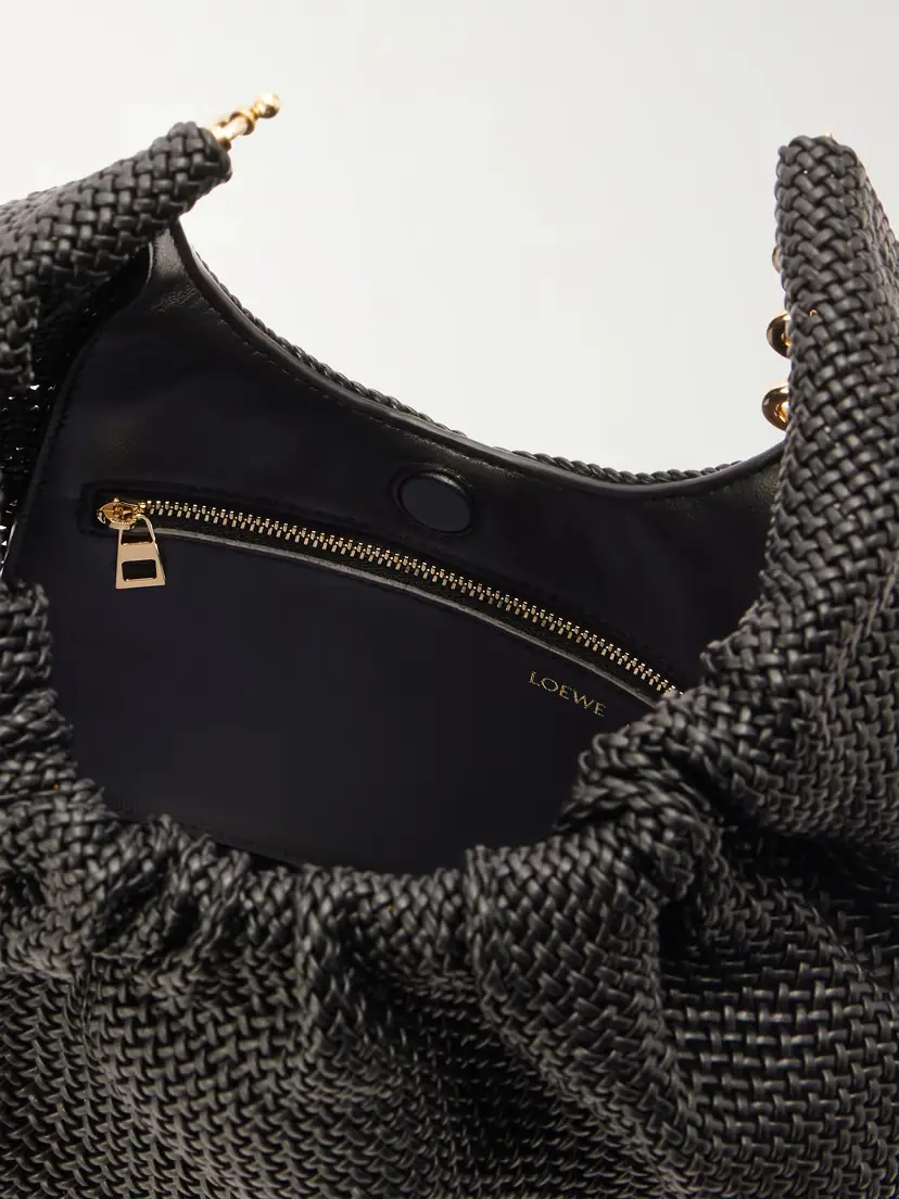 Loewe Squeeze Small Woven Two-tone Leather Tote | Thumbnail 6 Loewe Squeeze Small Woven Two-tone Leather Tote | Thumbnail 6