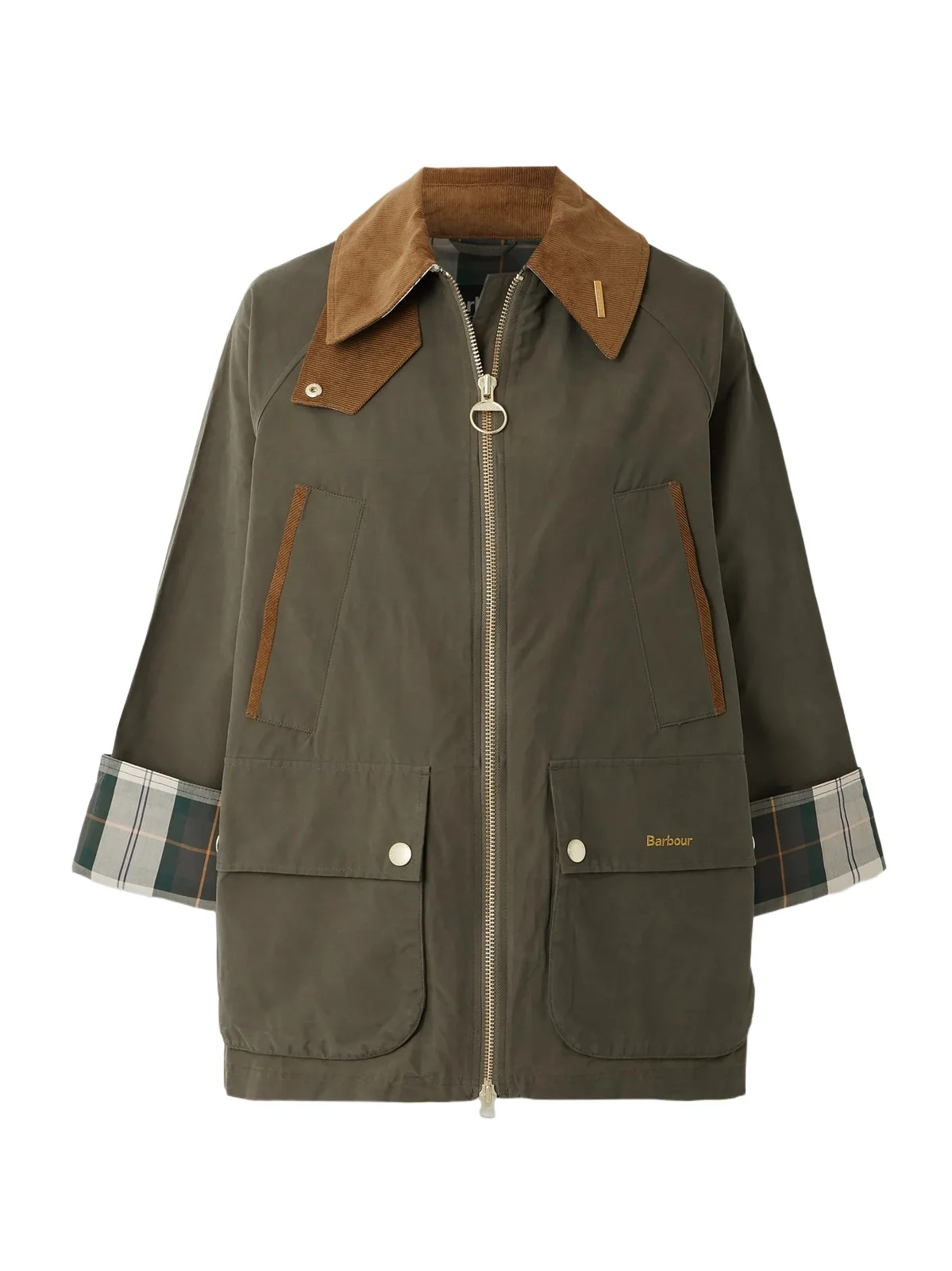 Icons Bedale Corduroy-trimmed Waxed Cotton-blend Jacket Icons Bedale Corduroy-trimmed Waxed Cotton-blend Jacket