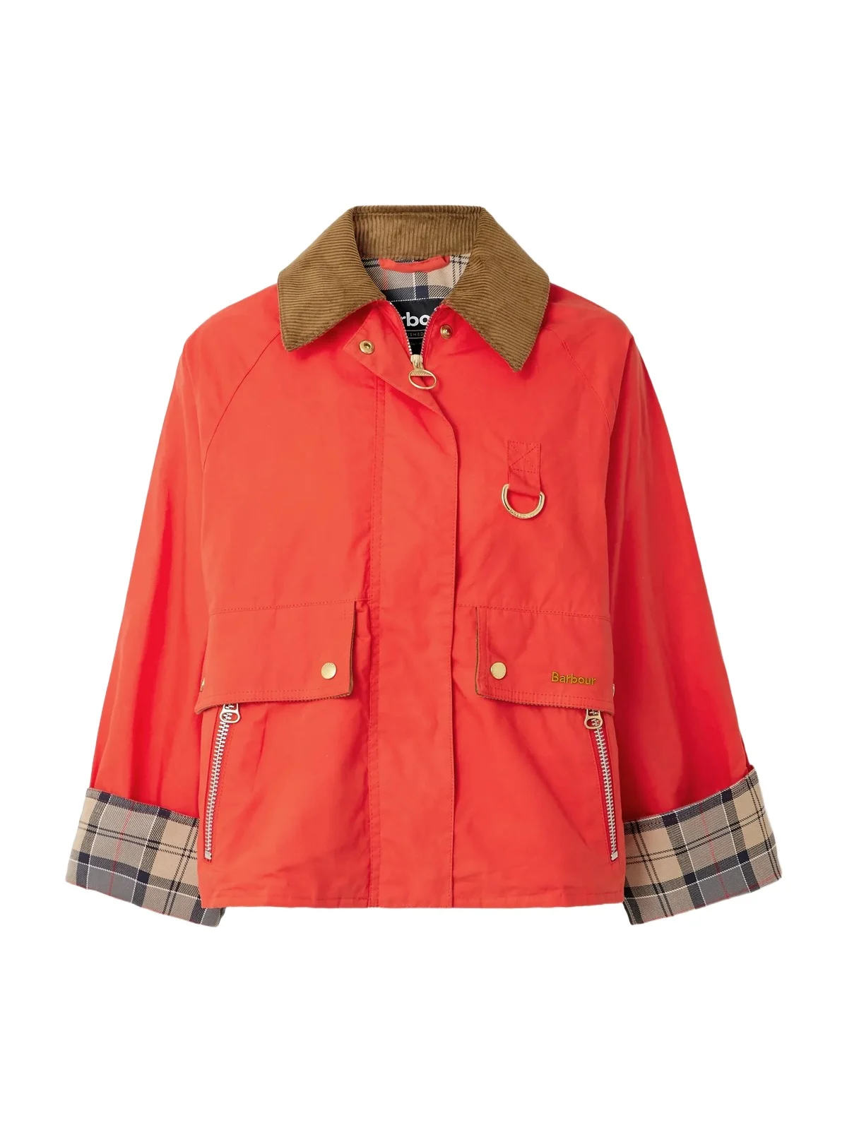 Mackworth Corduroy-trimmed Cropped Cotton Jacket Mackworth Corduroy-trimmed Cropped Cotton Jacket