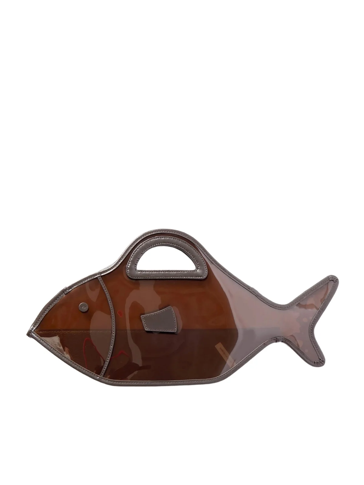 Staud Cleo Leather-trimmed Pvc Top-handle Bag