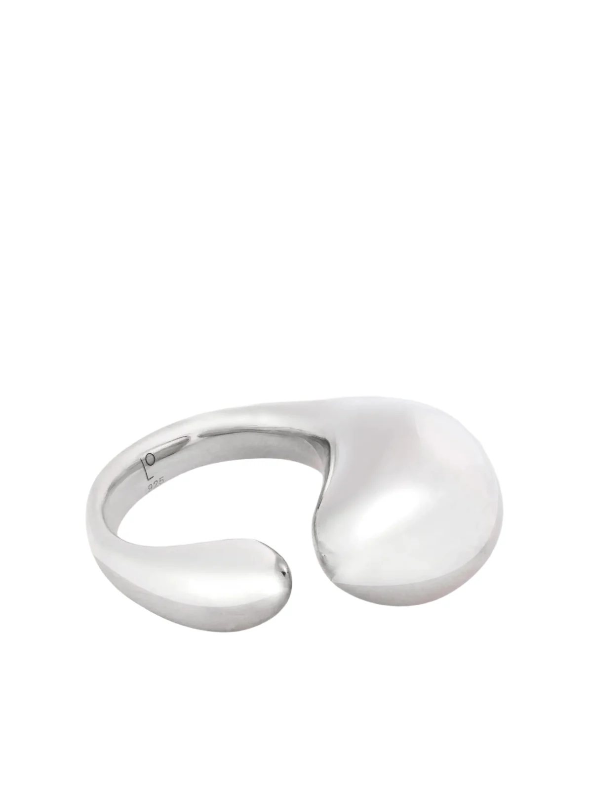 Large Mungbean Sterling Silver Ring Large Mungbean Sterling Silver Ring