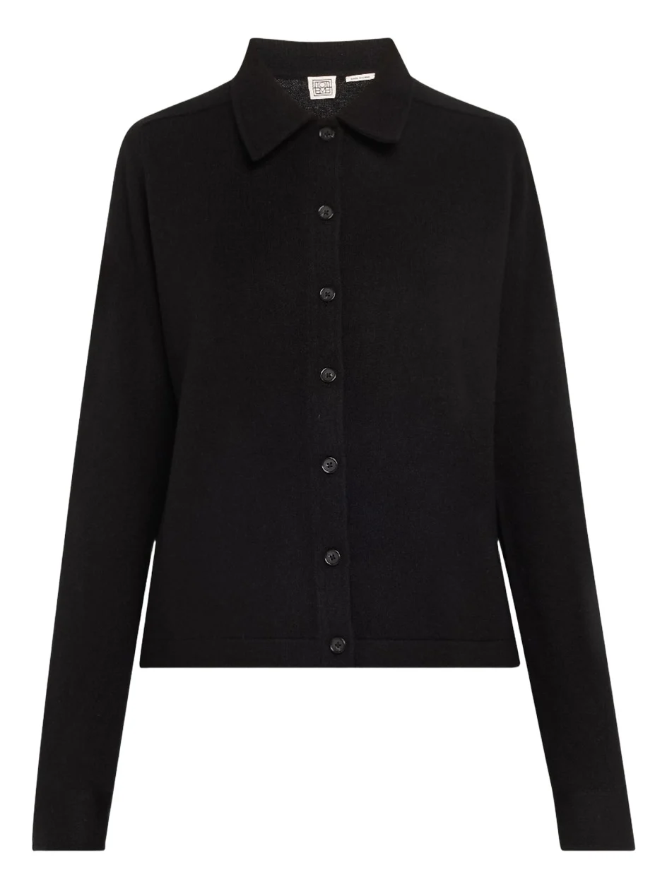 TOTEME Cashmere Knit Button-Front Cardigan
