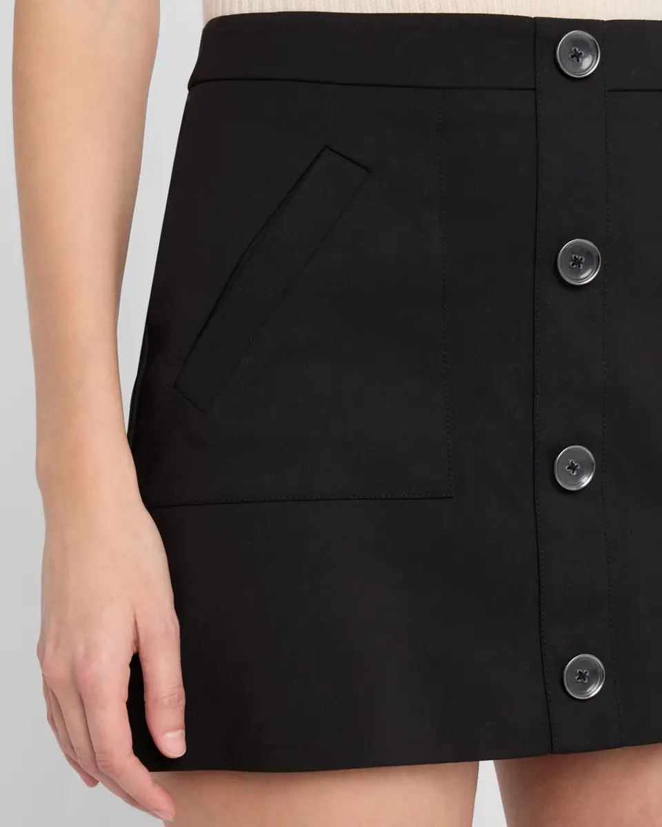 Ramy Brook Behati Button-Front Mini Skirt | Thumbnail 4 Ramy Brook Behati Button-Front Mini Skirt | Thumbnail 4