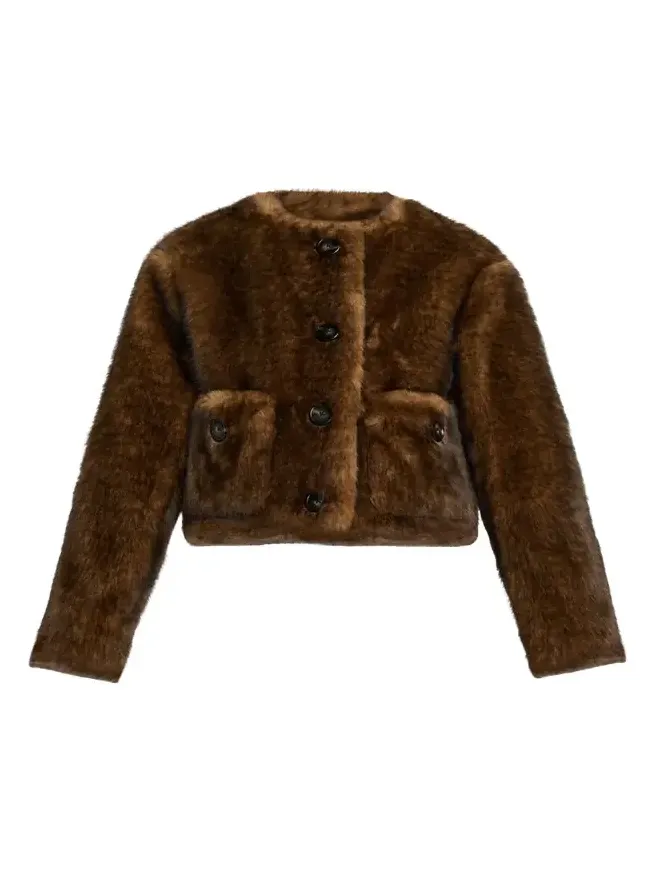 Teddy Cropped Jacket