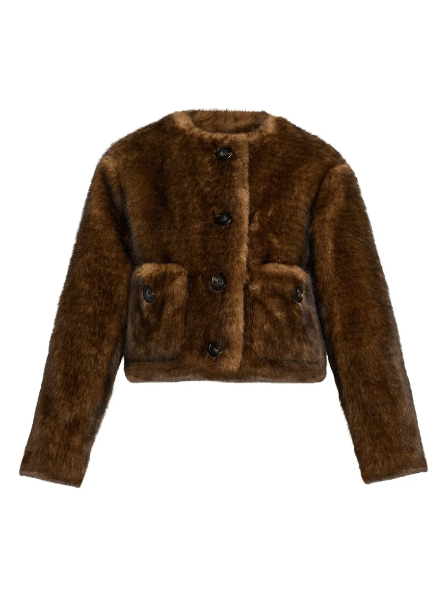 Teddy Cropped Jacket Teddy Cropped Jacket