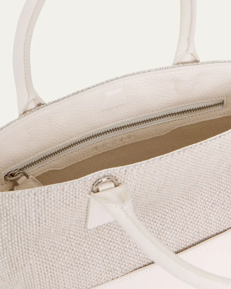 Akris Ai Little Canvas & Leather Top-Handle Bag | Thumbnail 4 Akris Ai Little Canvas & Leather Top-Handle Bag | Thumbnail 4