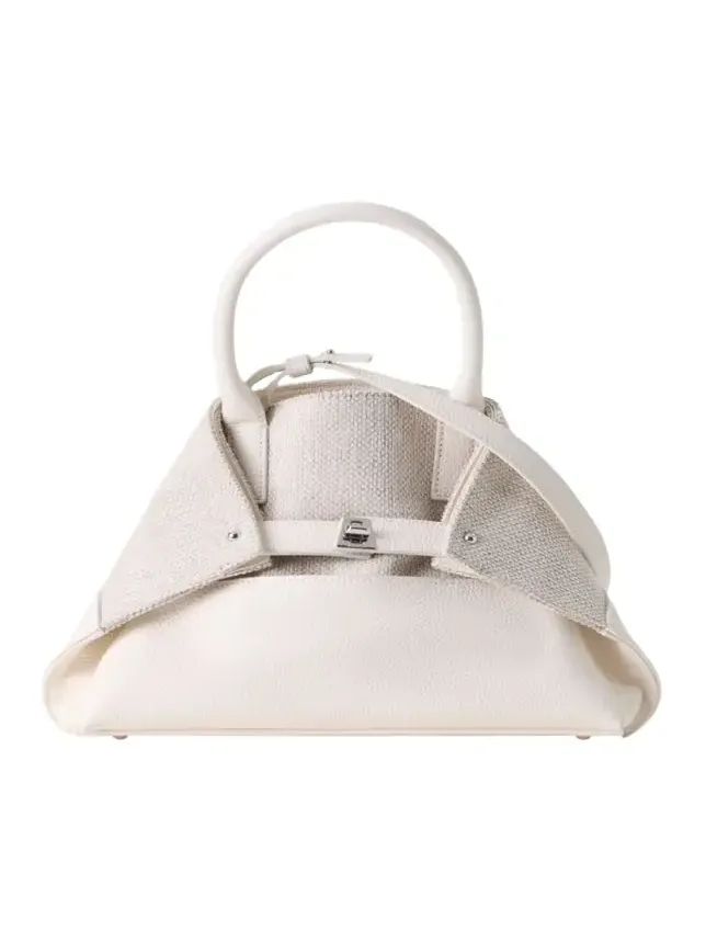 Ai Little Canvas & Leather Top-Handle Bag Ai Little Canvas & Leather Top-Handle Bag