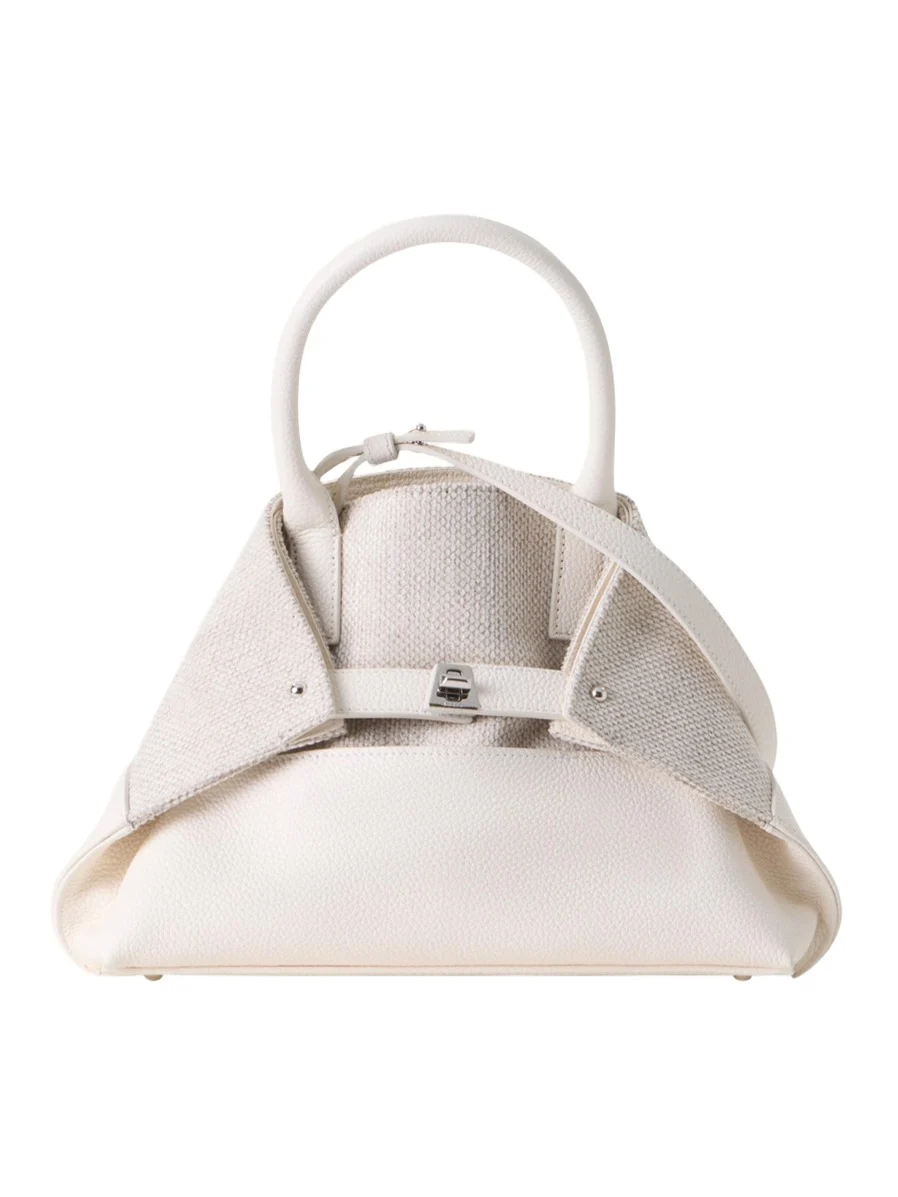 Ai Little Canvas & Leather Top-Handle Bag Ai Little Canvas & Leather Top-Handle Bag