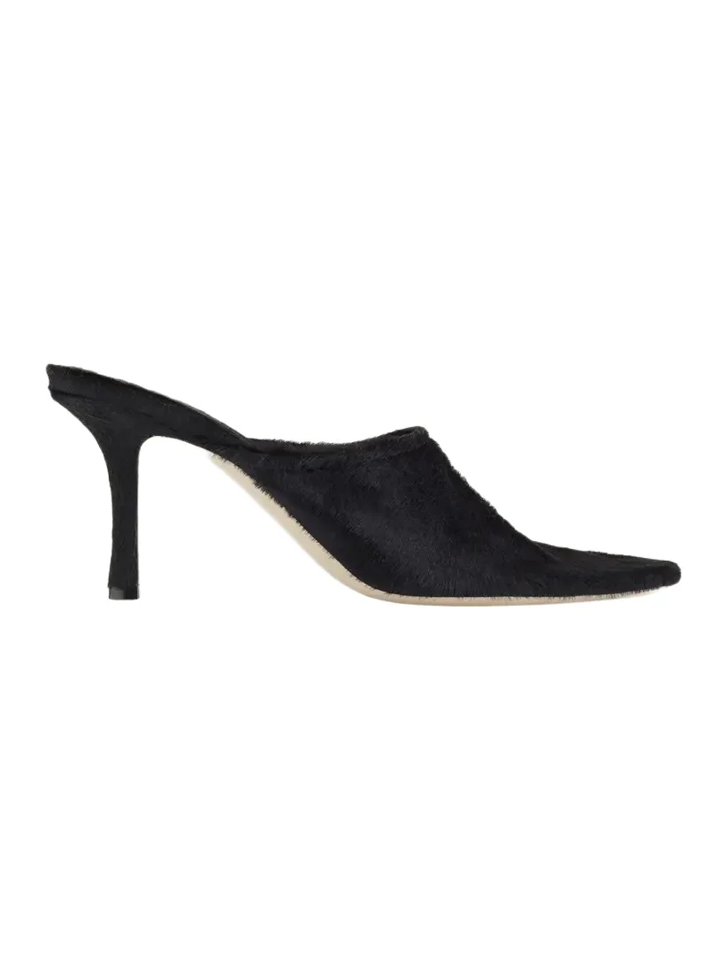 75mm Elipse Calf Hair Mules 75mm Elipse Calf Hair Mules