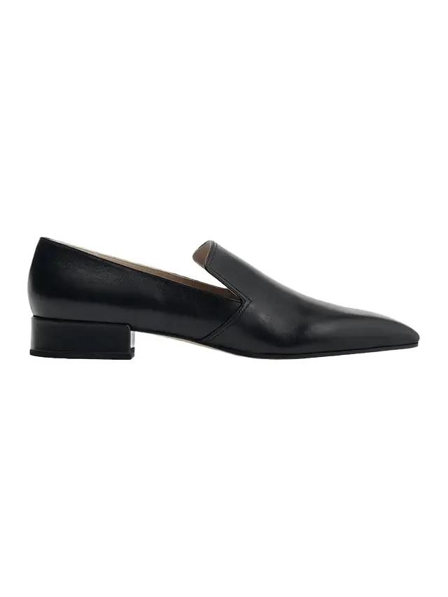 Classic Square Leather Loafers Classic Square Leather Loafers