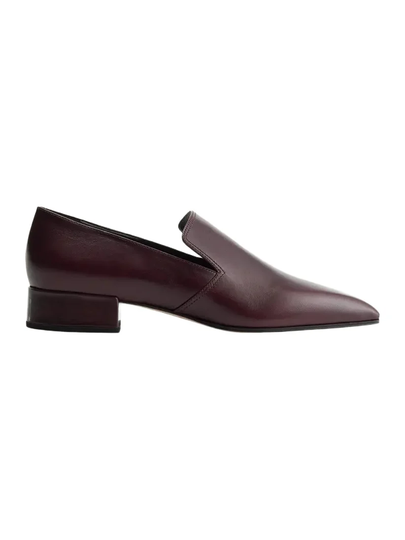 Classic Square Leather Loafers Classic Square Leather Loafers