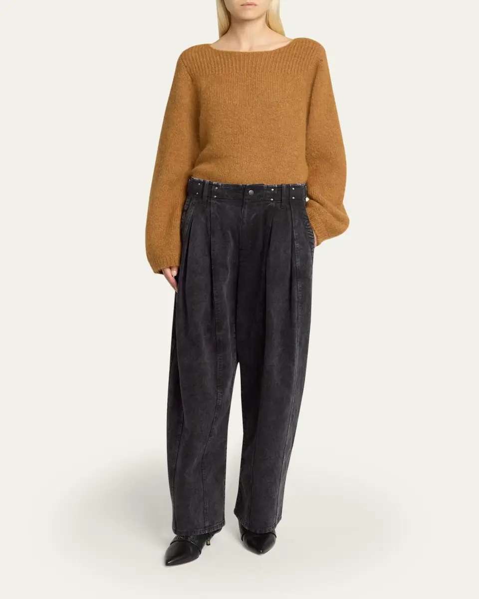 Isabel Marant Ireme Studded Denim Trousers | Thumbnail 2 Isabel Marant Ireme Studded Denim Trousers | Thumbnail 2