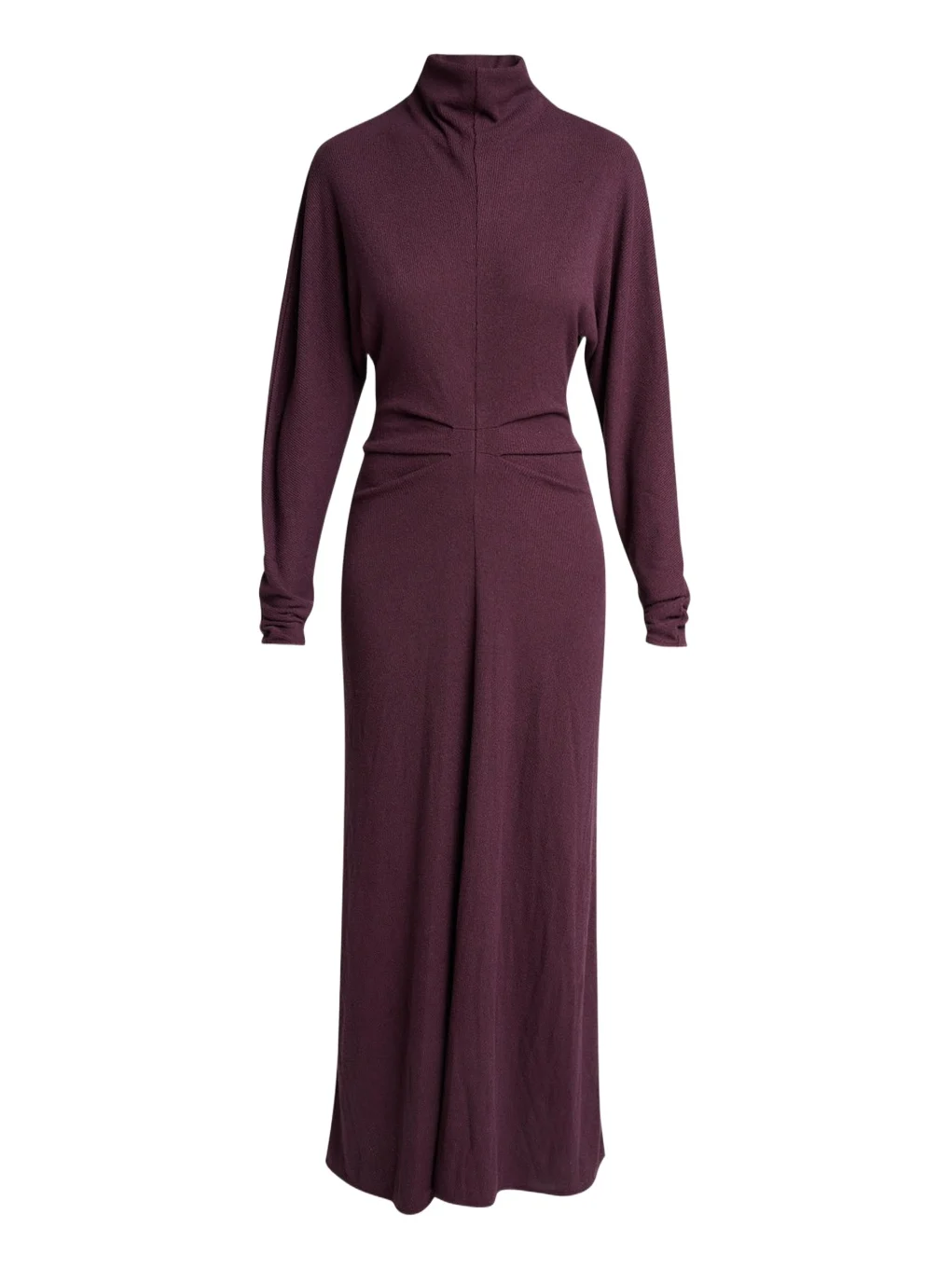 Proenza Schouler White Label Soren Pleated Rib-Crepe Mock-Neck Dress