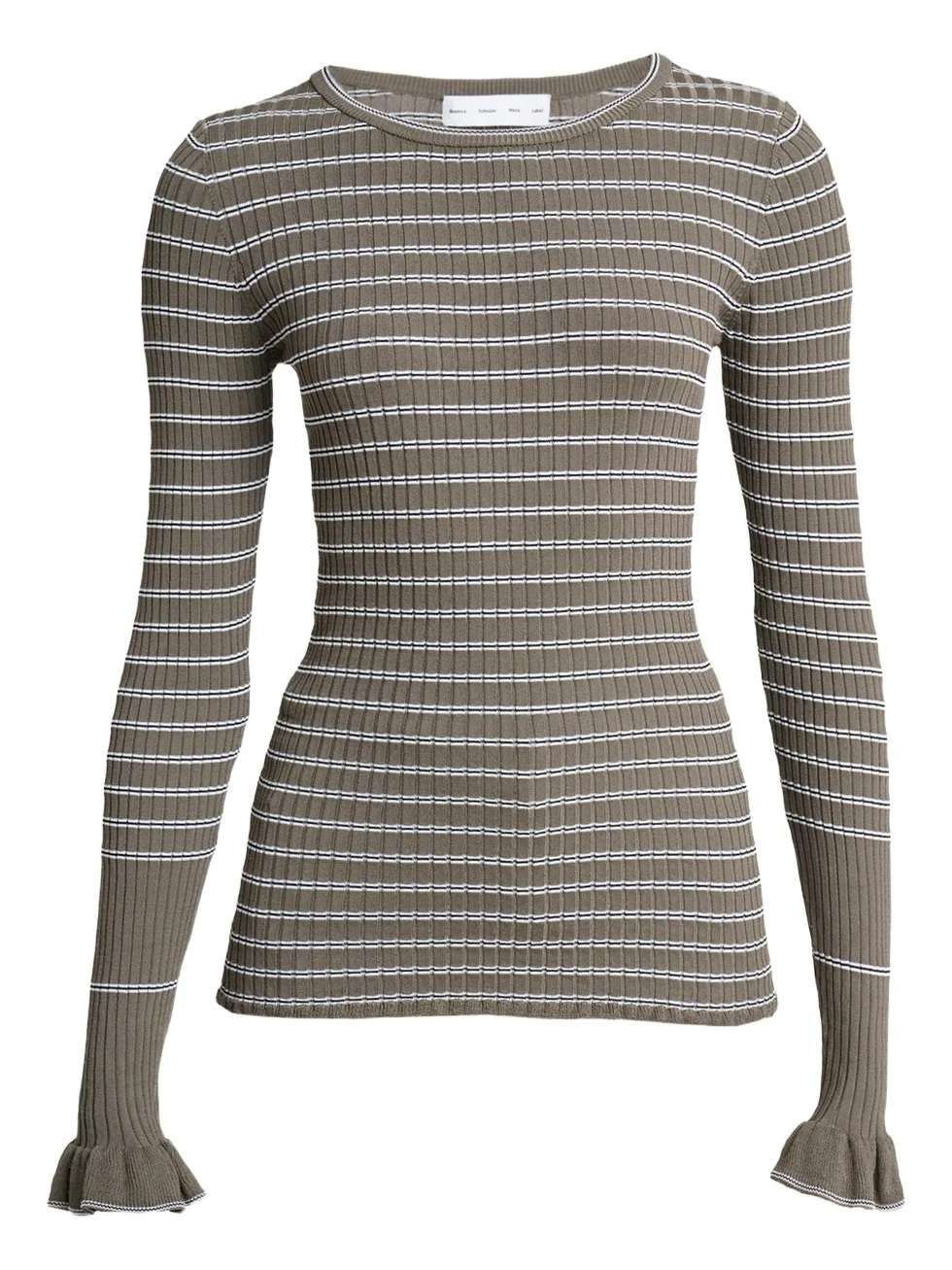 Proenza Schouler Yasmine Stripe Rib-Knit Sweater