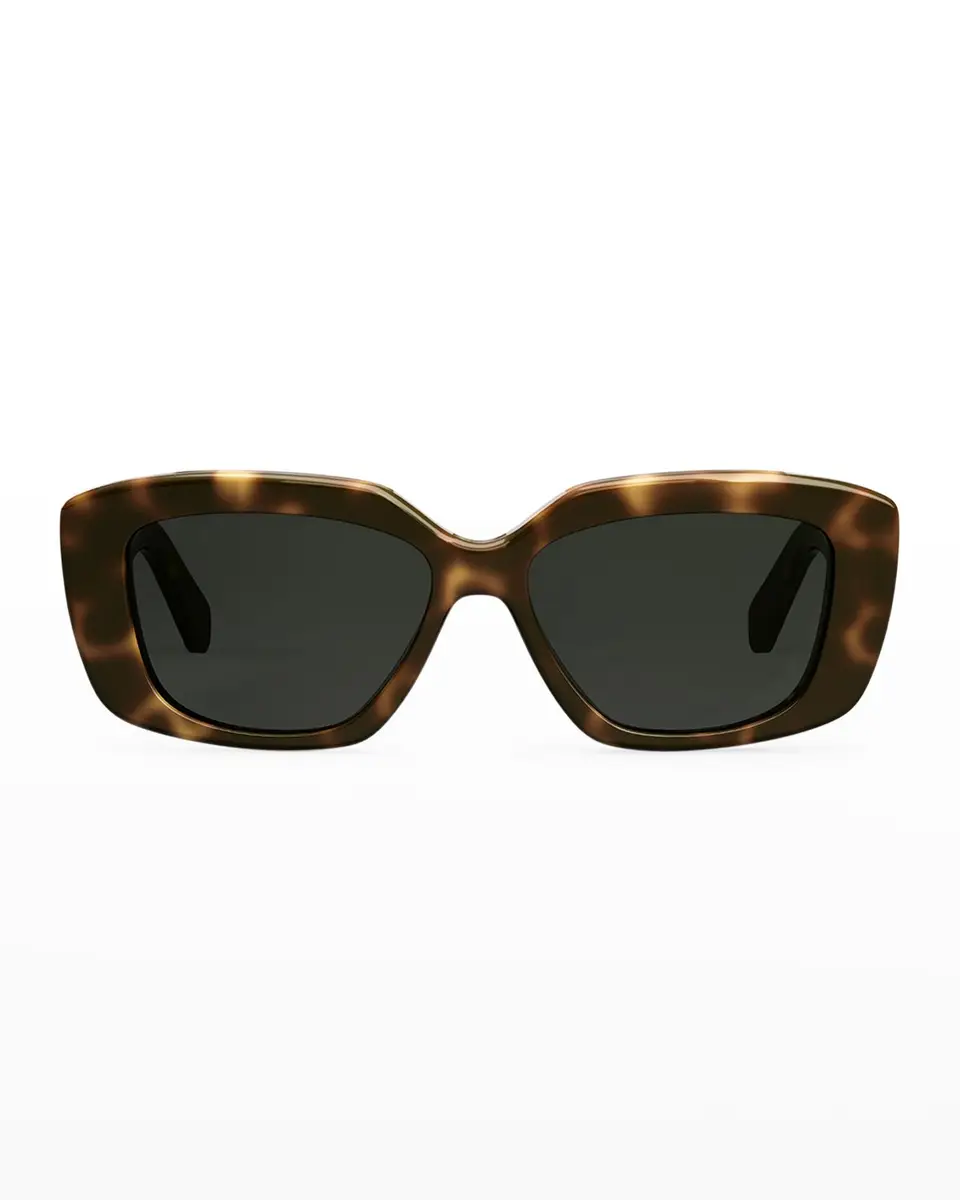 CELINE Triomphe Rectangle Acetate Sunglasses | Thumbnail 2 CELINE Triomphe Rectangle Acetate Sunglasses | Thumbnail 2