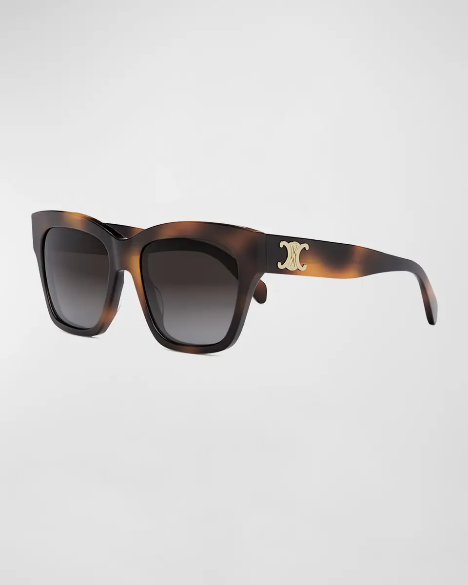 Celine Triomphe Square Acetate Sunglasses | Thumbnail 2 Celine Triomphe Square Acetate Sunglasses | Thumbnail 2