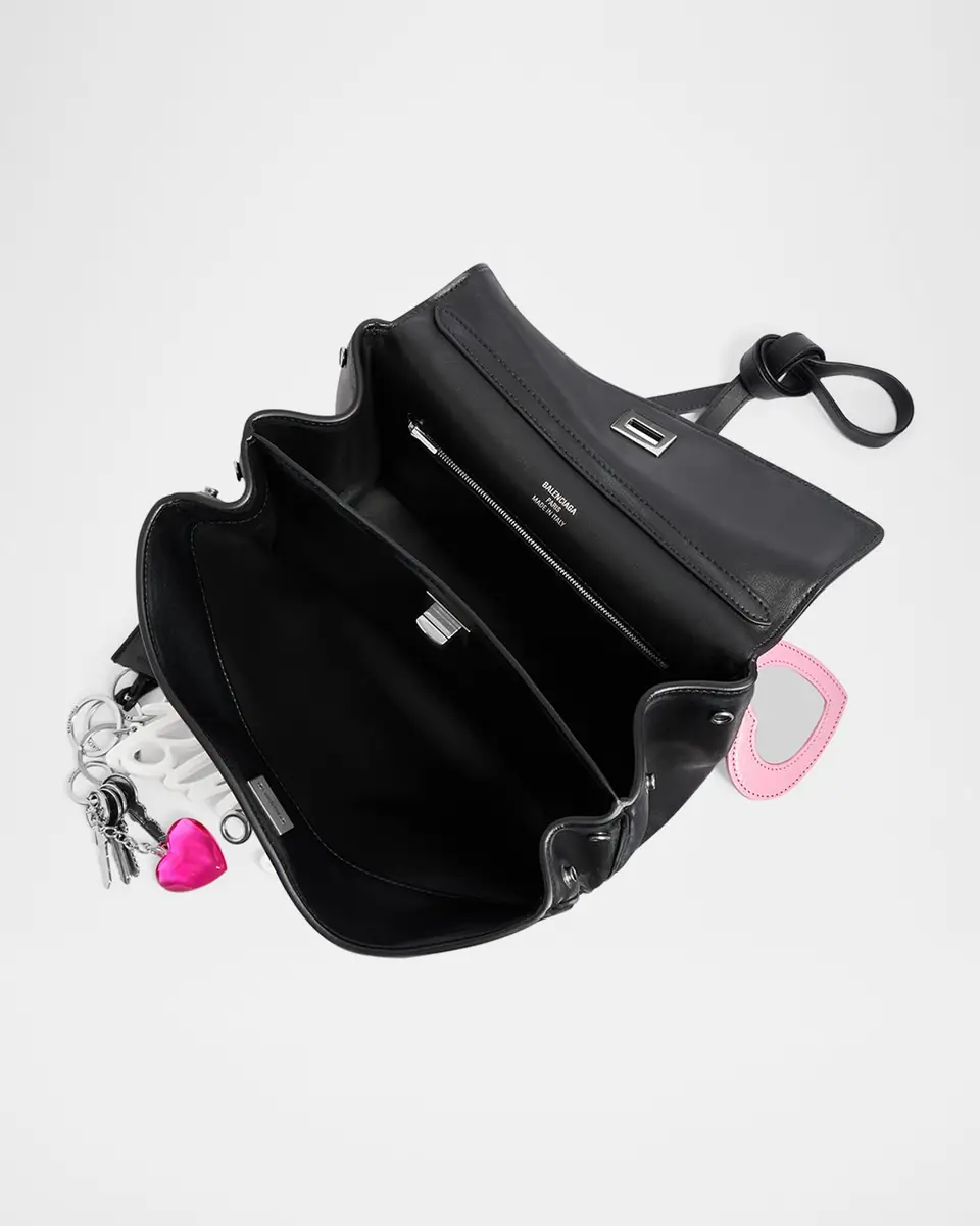 Balenciaga Rodeo Small Calfskin Leather Bag with Charms | Thumbnail 4 Balenciaga Rodeo Small Calfskin Leather Bag with Charms | Thumbnail 4