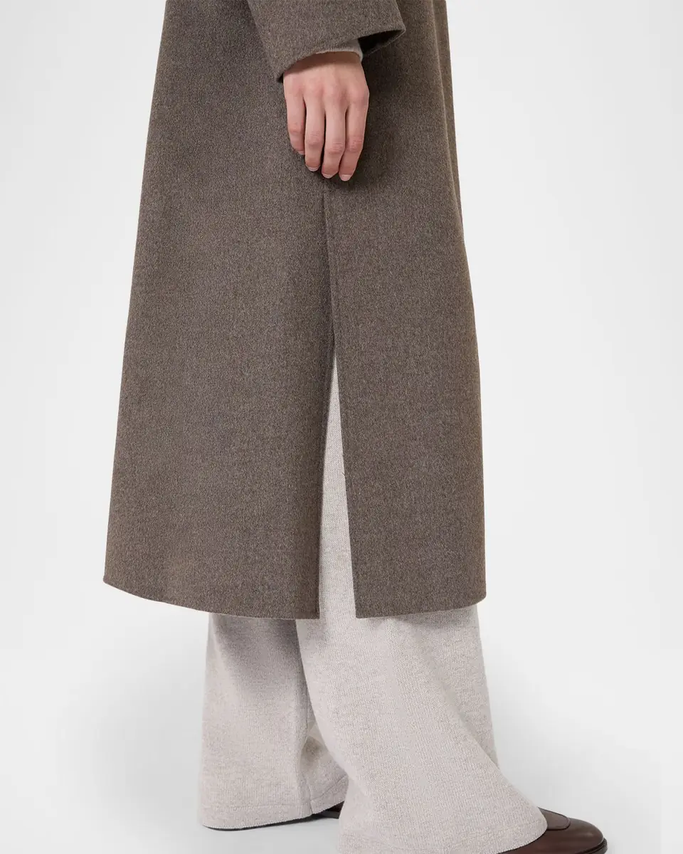 Max Mara Luna Wool Long Wrap Coat | Thumbnail 5 Max Mara Luna Wool Long Wrap Coat | Thumbnail 5