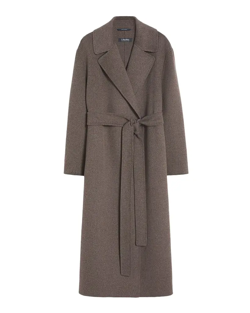 Max Mara Luna Wool Long Wrap Coat