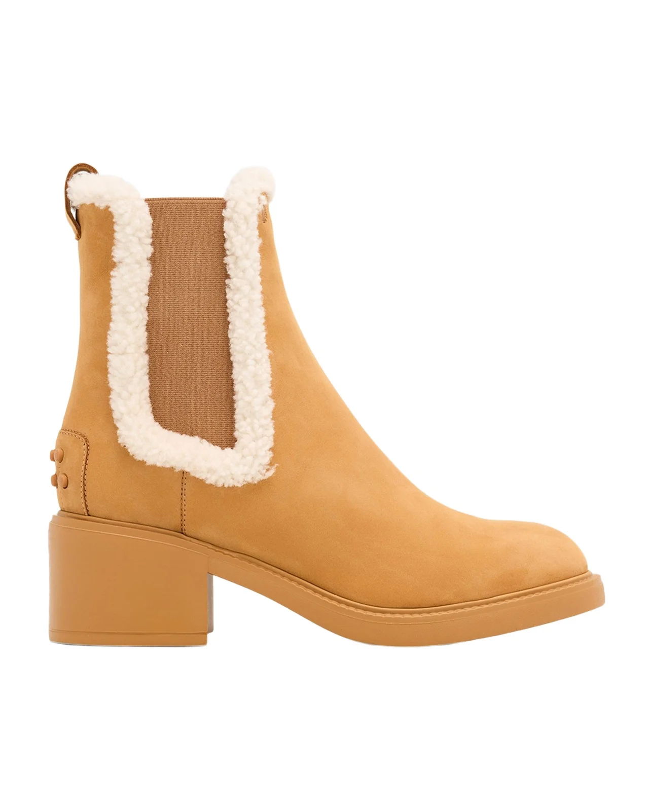 Gomma Shearling-Lined Suede Chelsea Boots